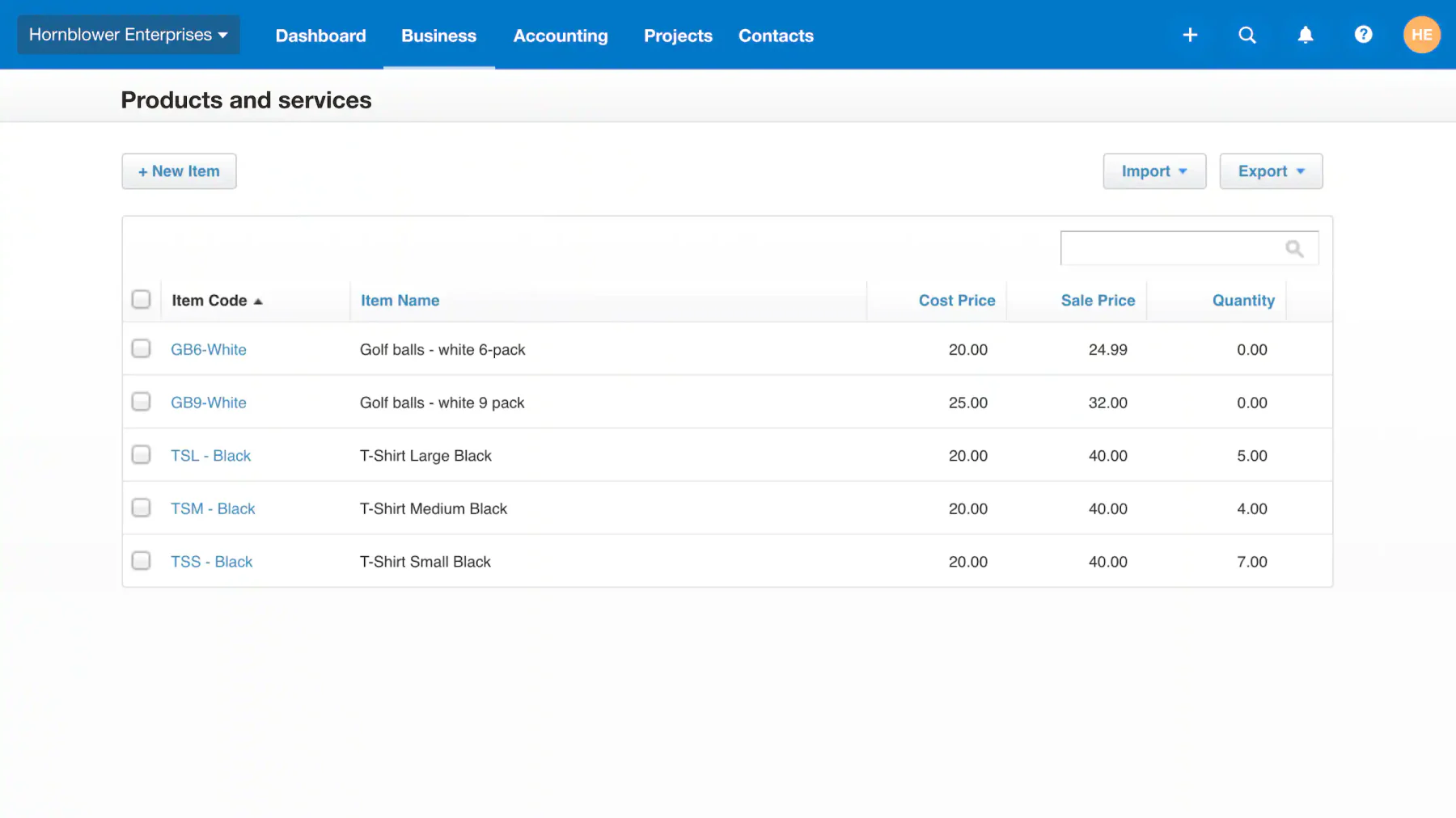 xero inventory software
