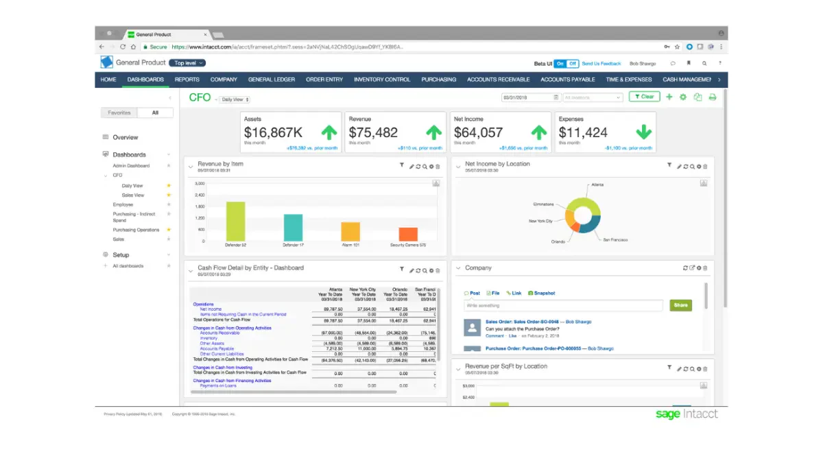 sage intacct erp system australia