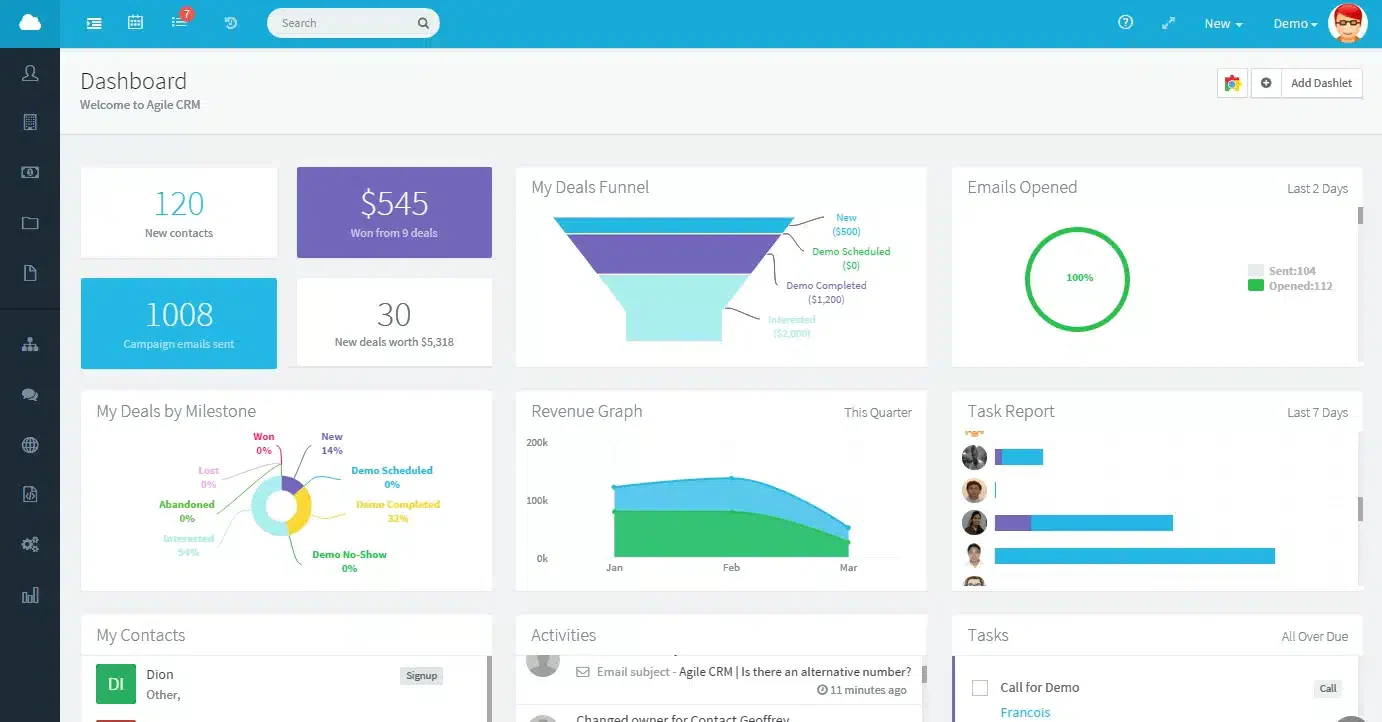 agile crm software