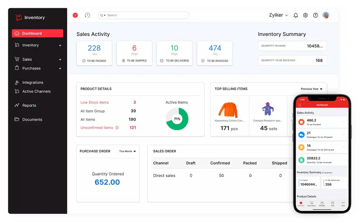 zoho inventory