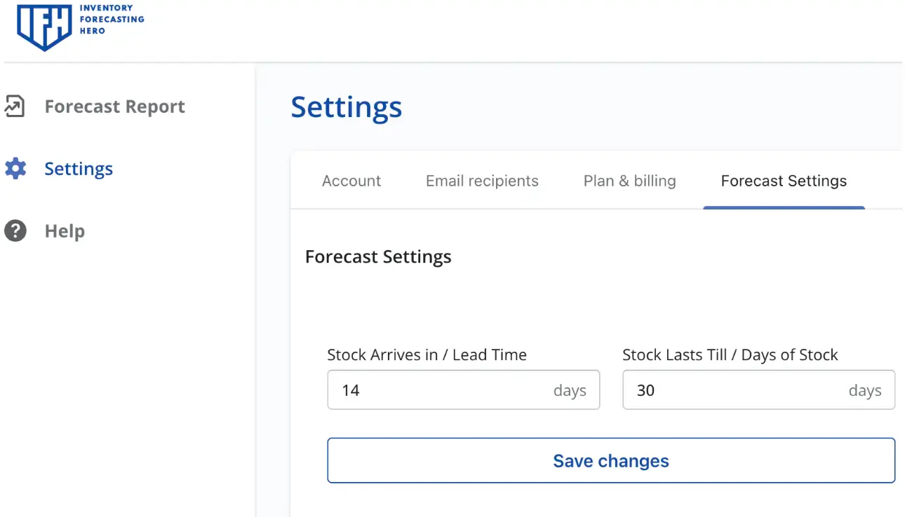 Hero Demand Forecast Software