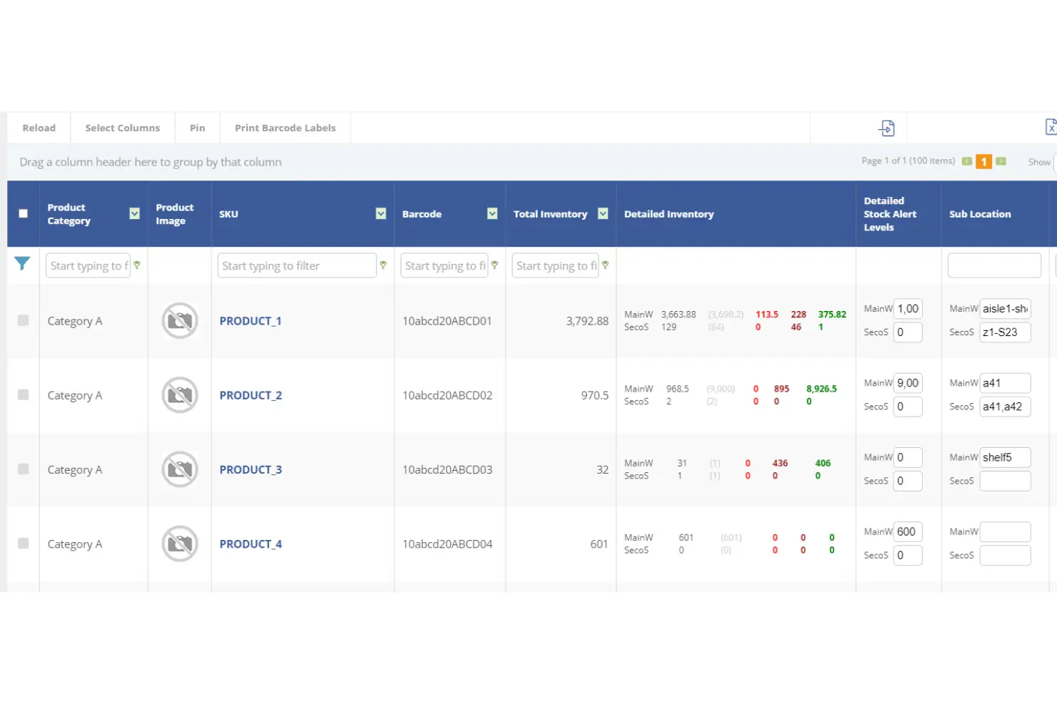megaventory Barcode Inventory Software