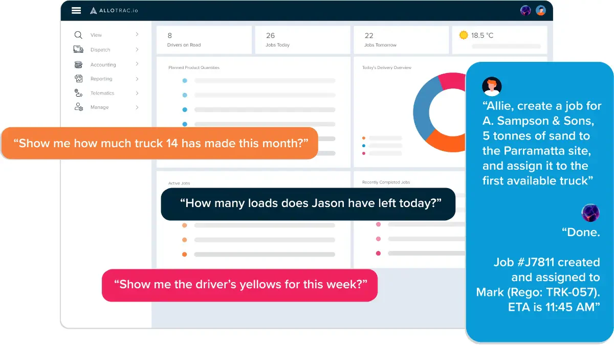 Allotrac.io transportation management software 