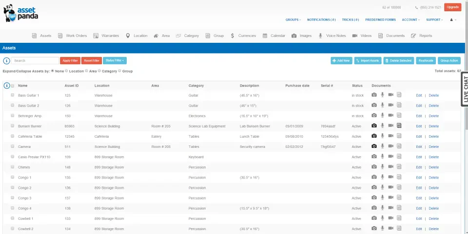 Restaurant Asset Software 