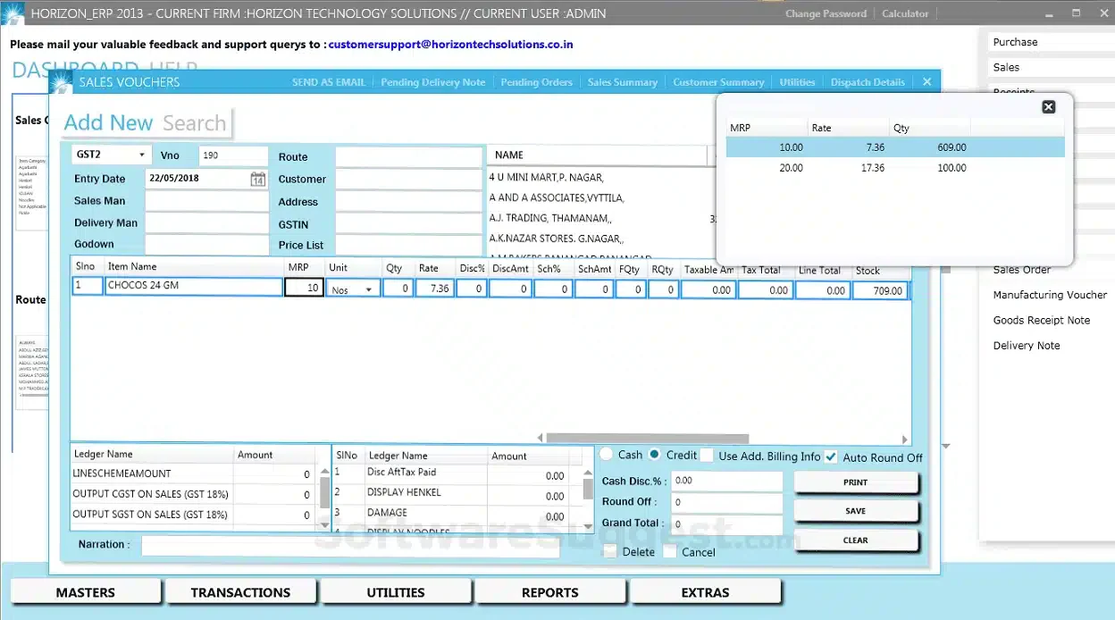 Horizon ERP