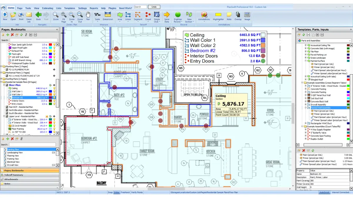 PlanSwift construction estimating software