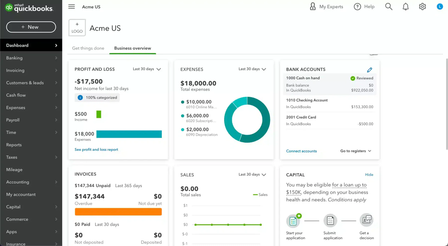 Quickbooks Enterprise financial solution