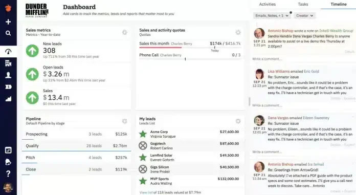 Nutshell client management software
