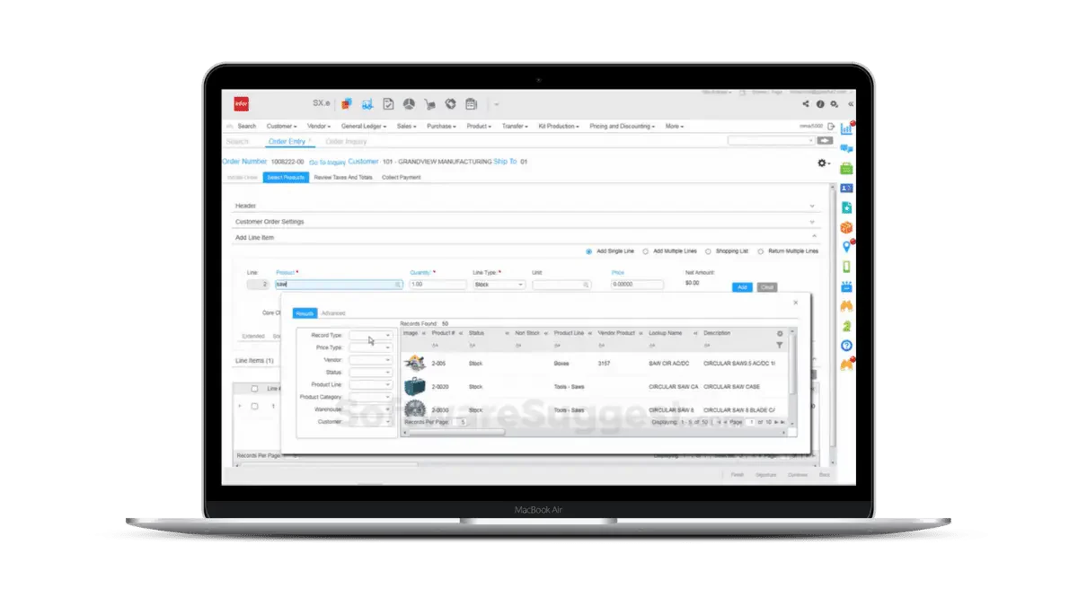 infor wholesale distribution software