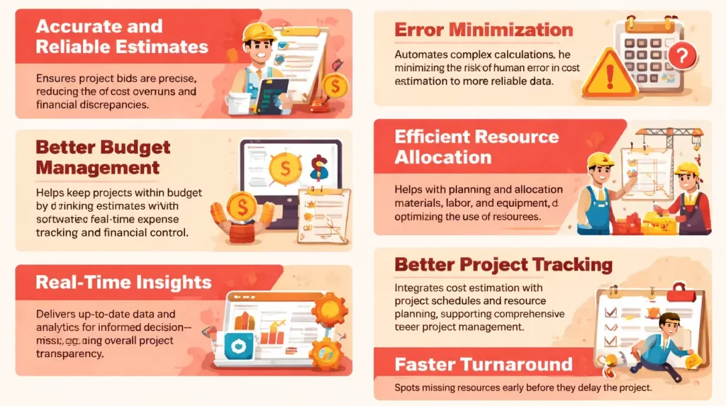 Benefits of construction estimating software