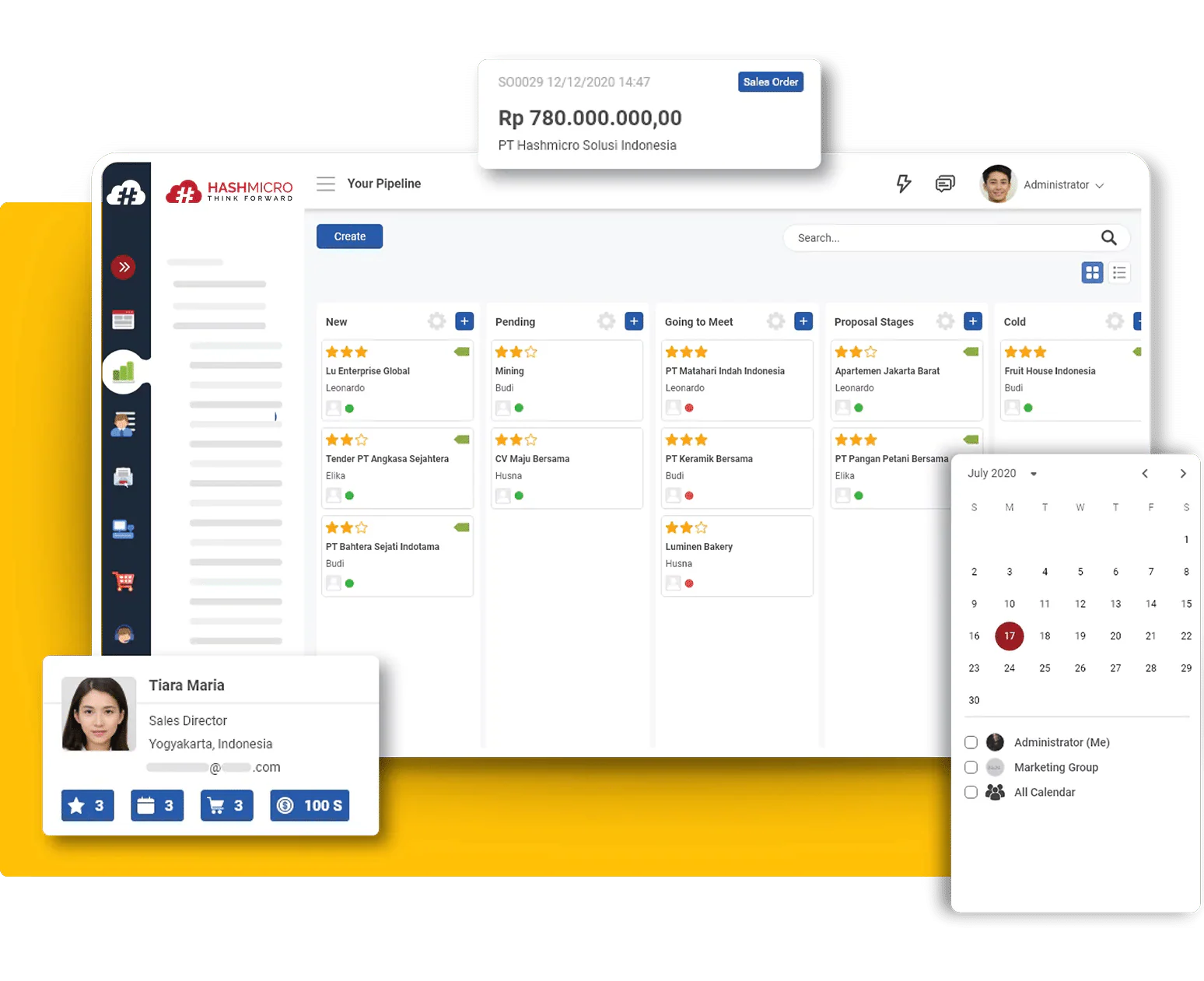HashMicro hospitality crm