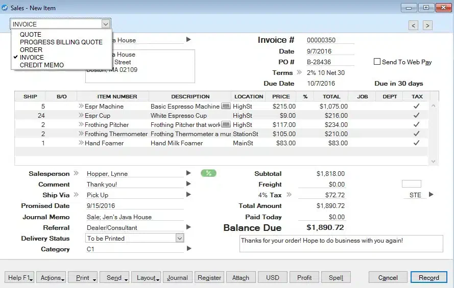 AccountEdge Pro Cloud Accounting Software 