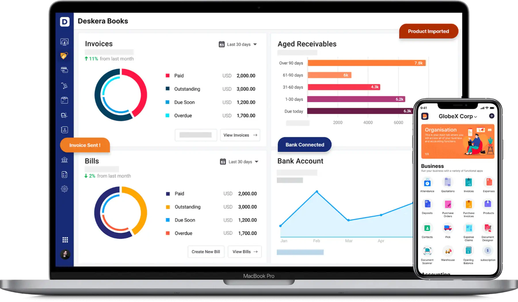 deskera books manufacturing accounting software