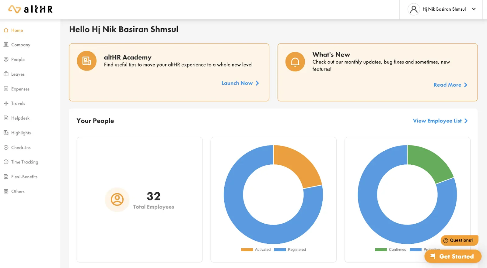 althr recruitment software