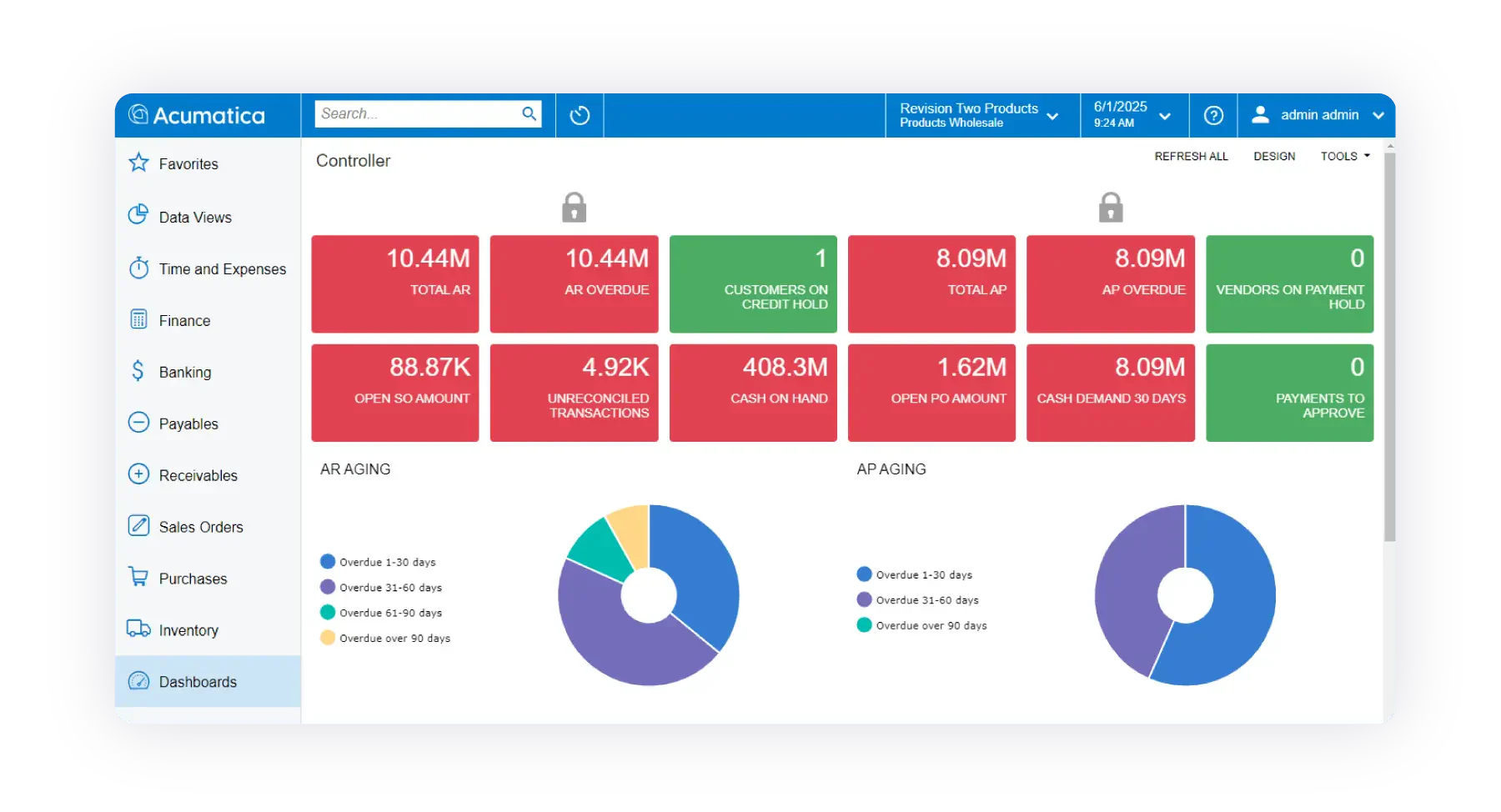 Acumatica erp software construction company