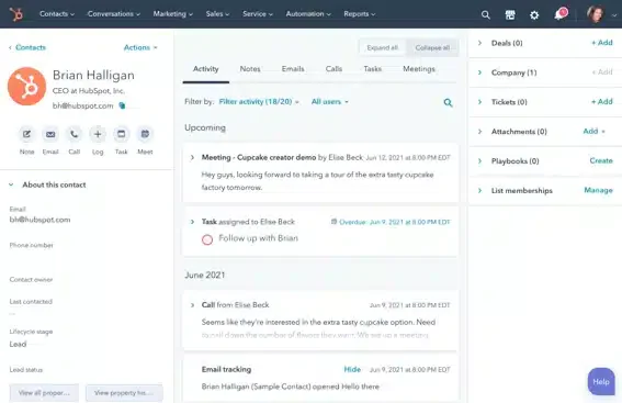 hubspot lead management tools