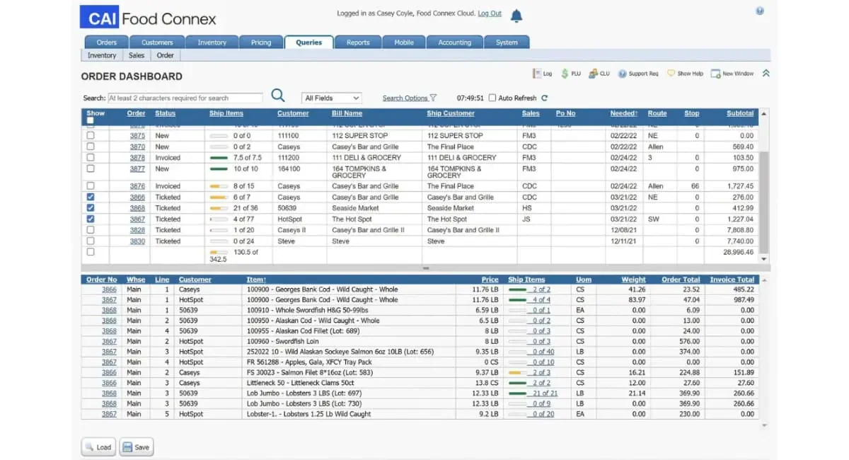 food manufacturing ERP