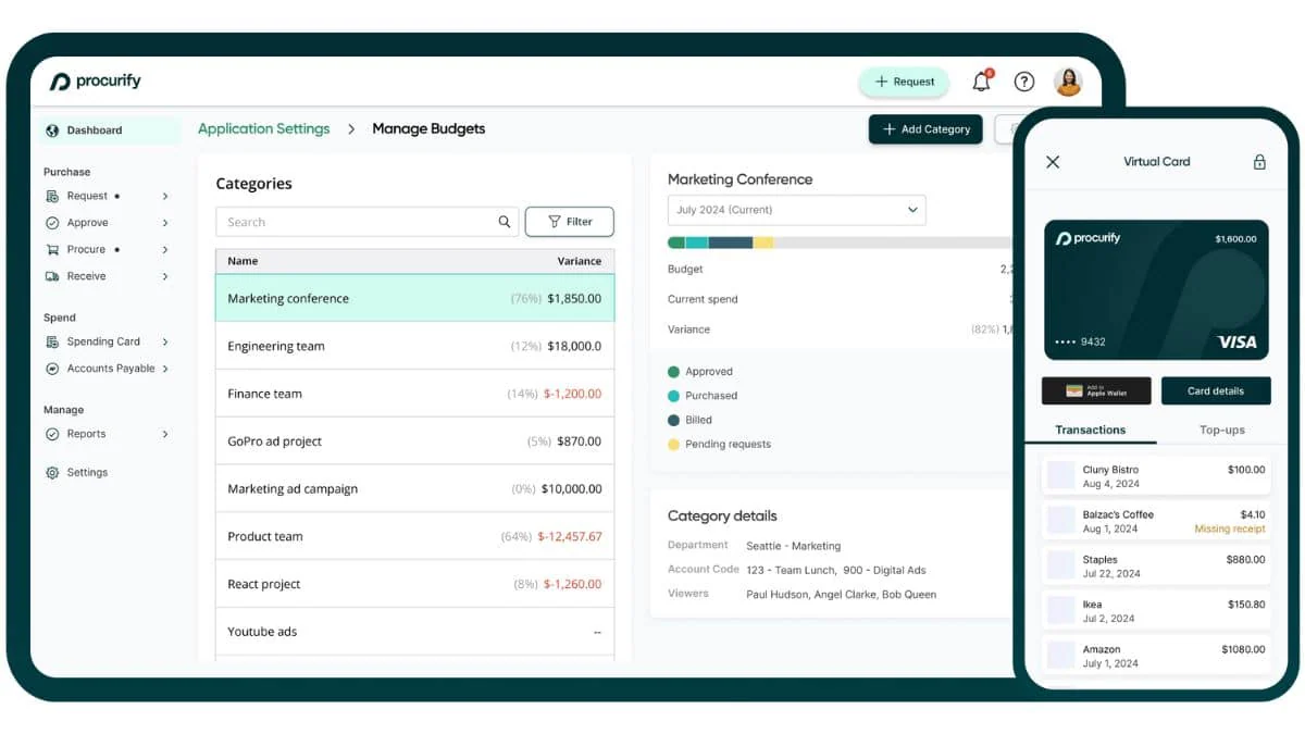 construction purchasing management system 
