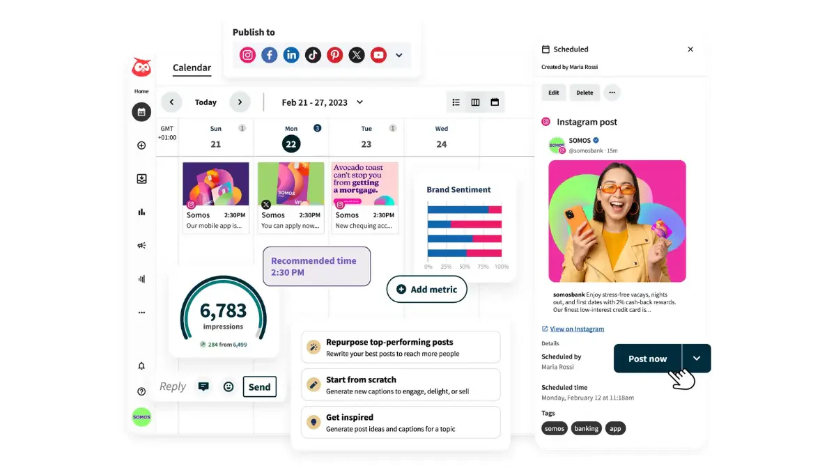 Office Management System HootSuite