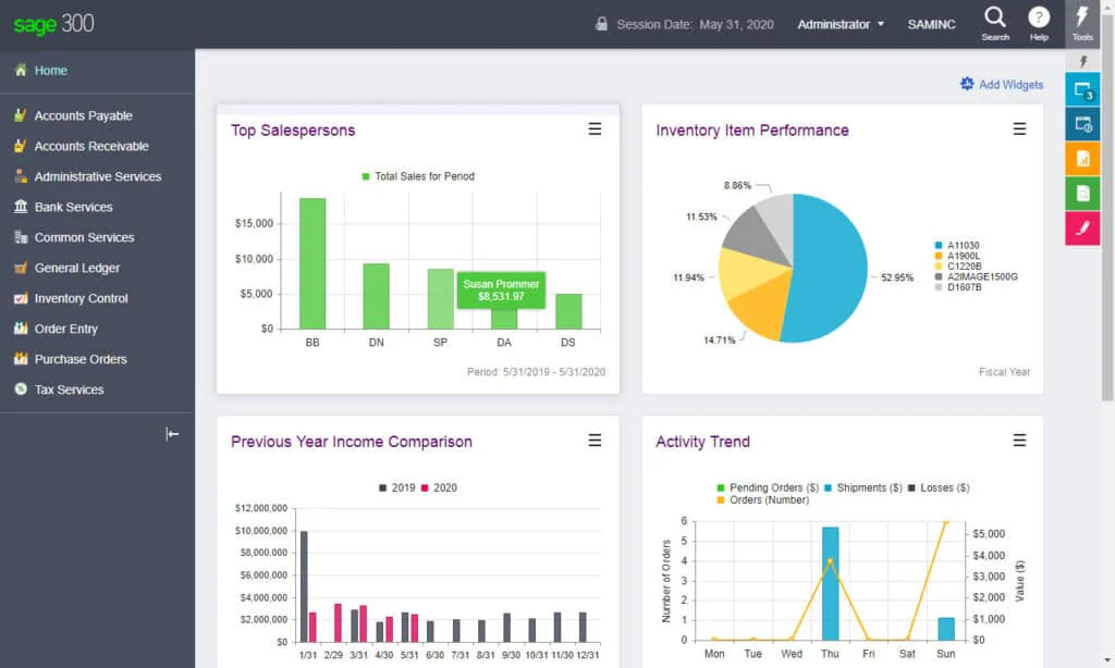 ERP Components Sage