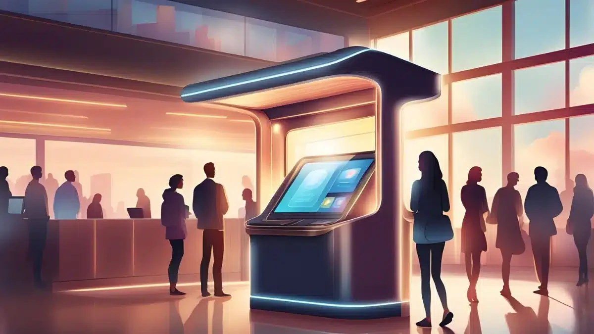 what is a self service kiosk machine