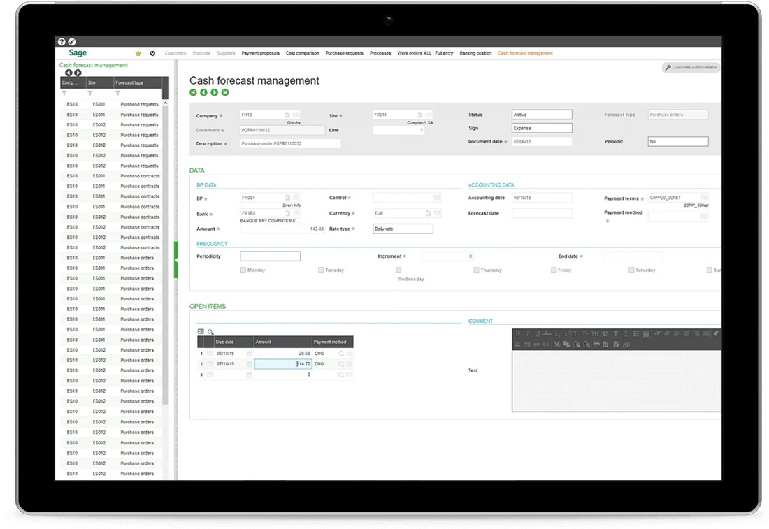 Sage cloud based procurement software