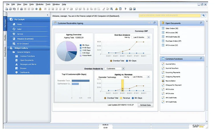 erp software for construction industry SAP