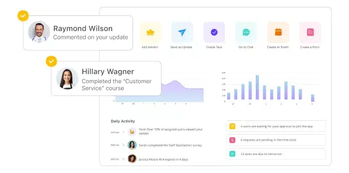connecteam performance management software
