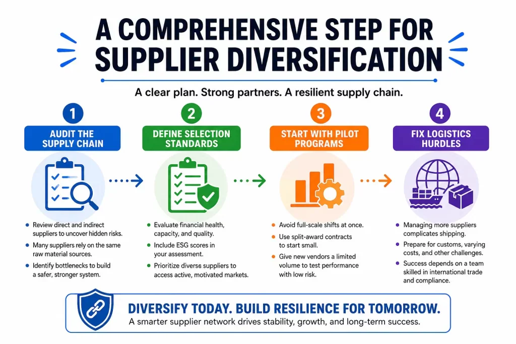 A Comprehensive Step for Supplier Diversification