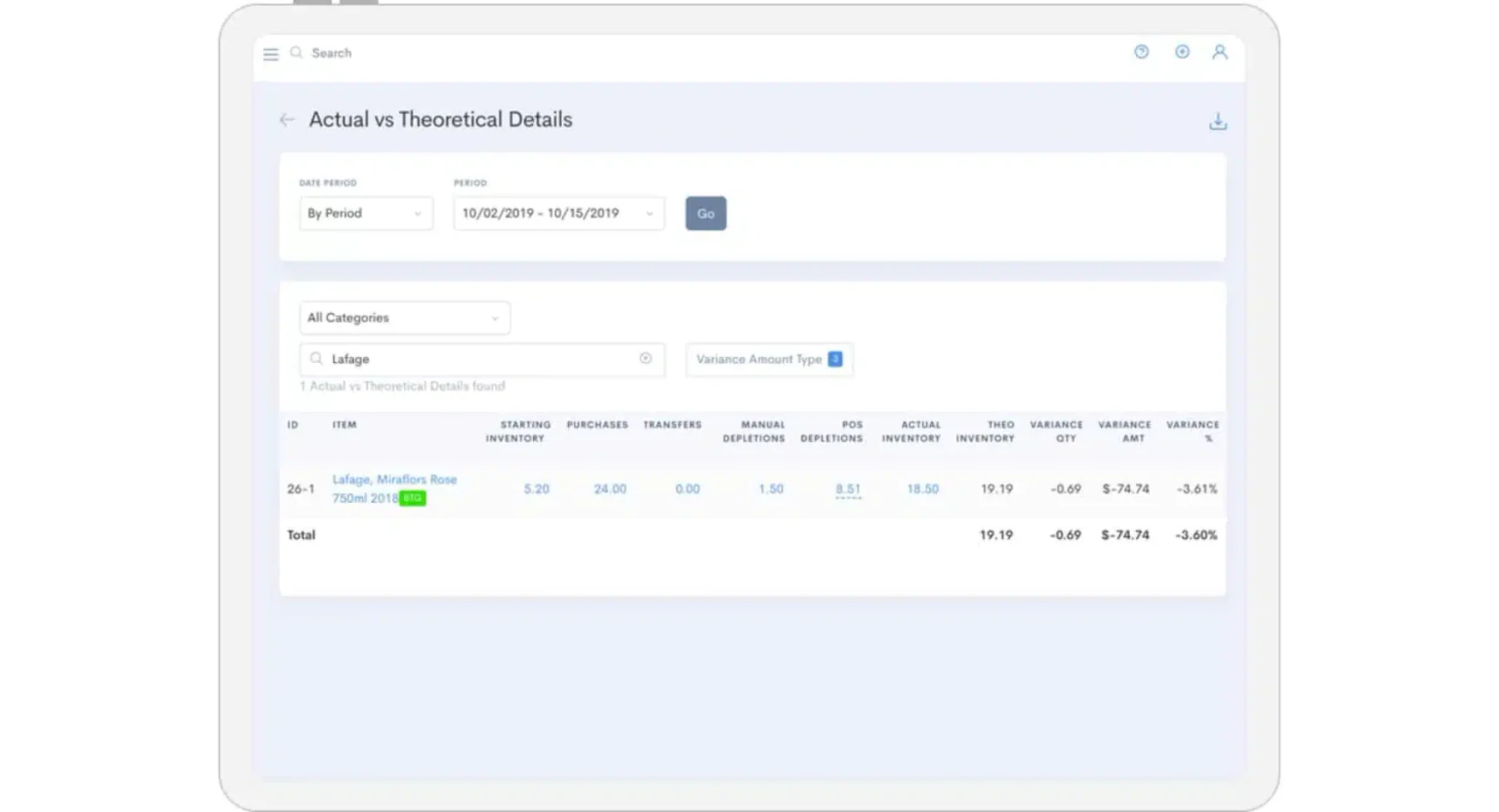 Craftable Bar Management Software