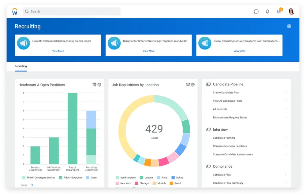 workday retail workforce software
