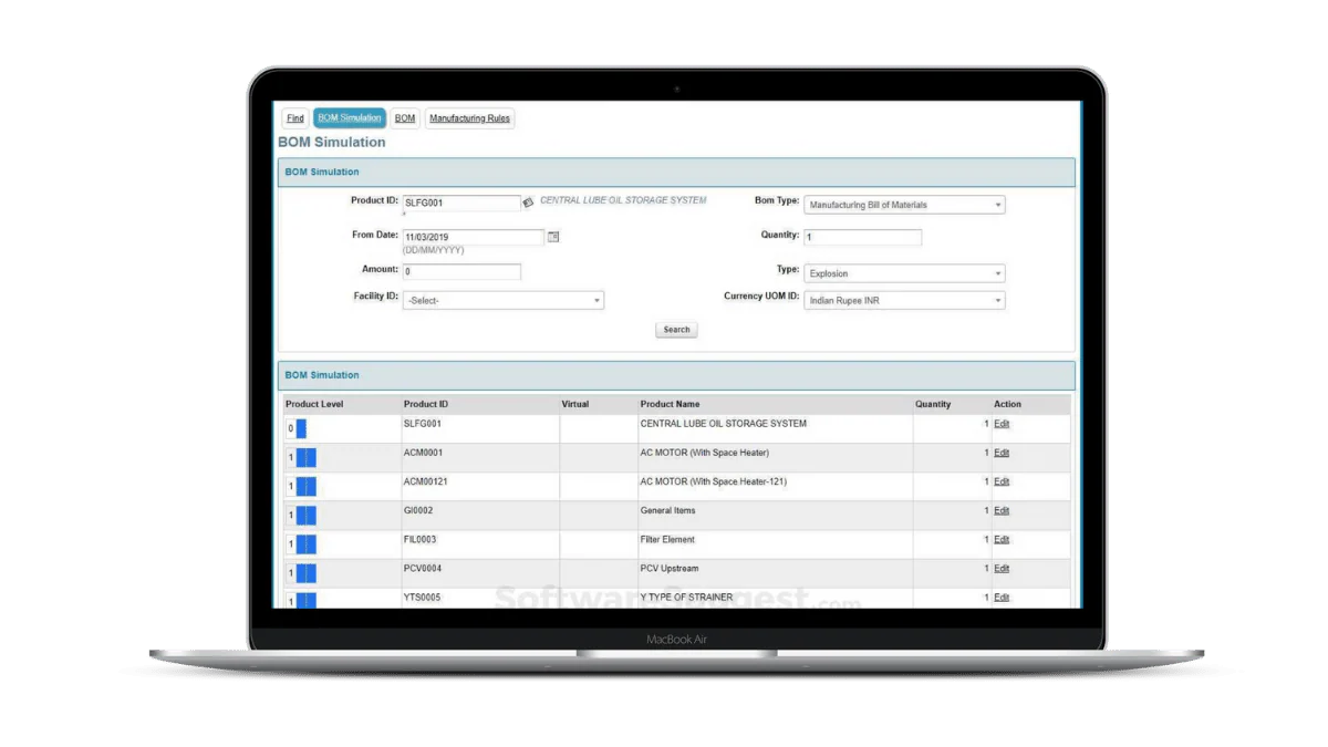 Crest ERP for manufacturing efficiency