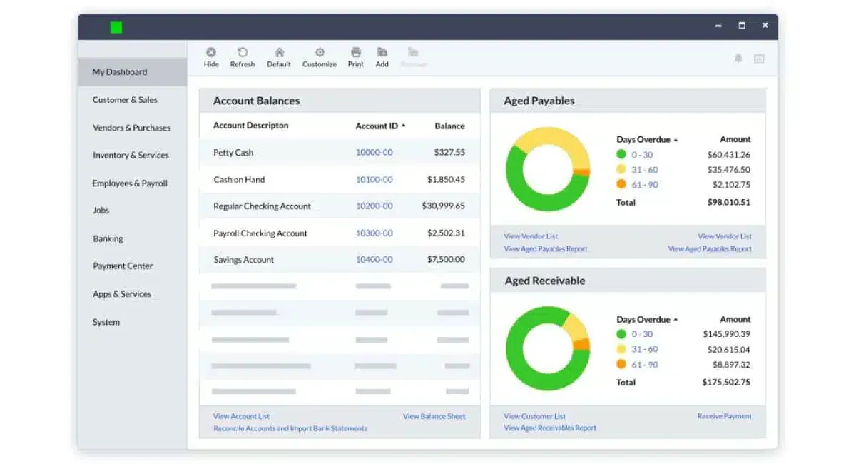 Sage 50 automated reconciliation software