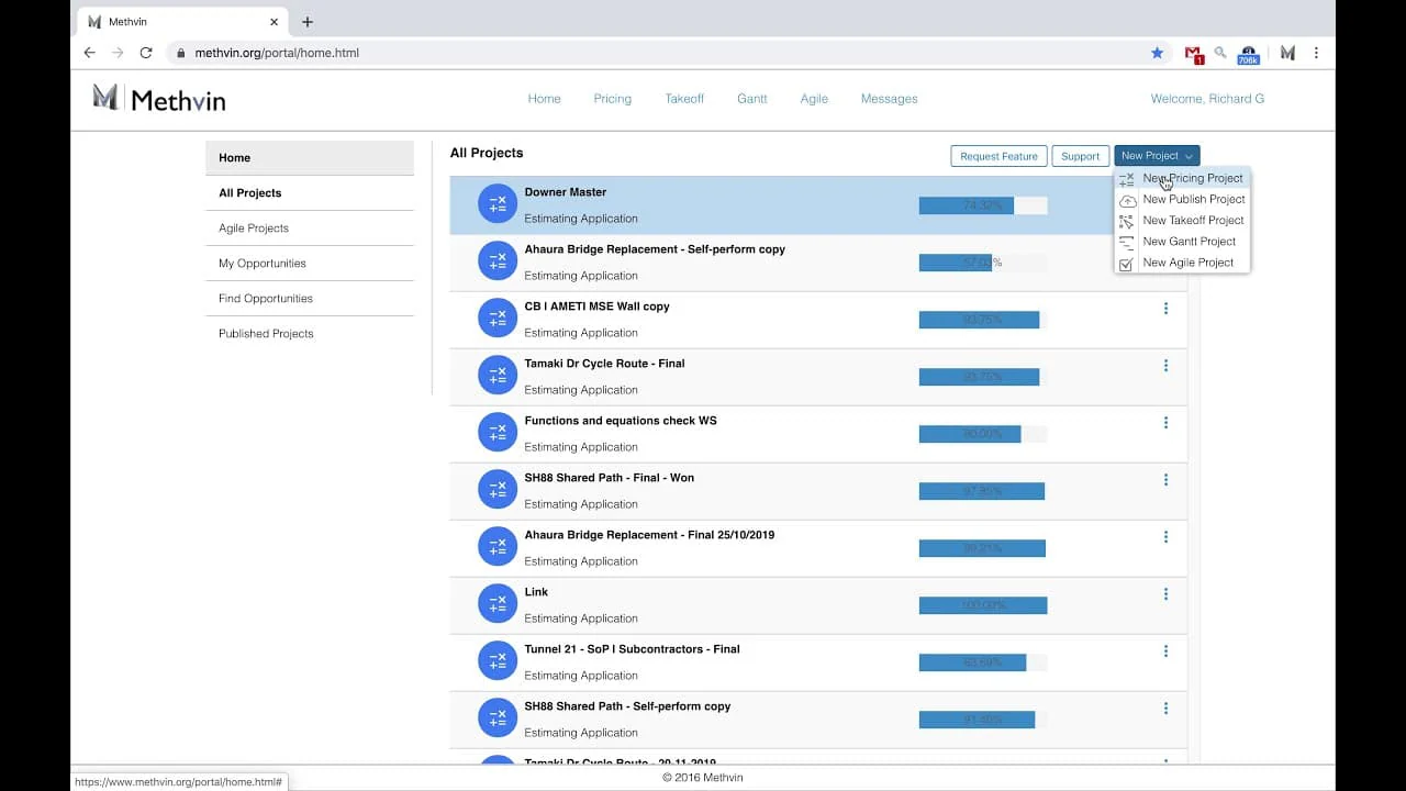 Methvin construction management system
