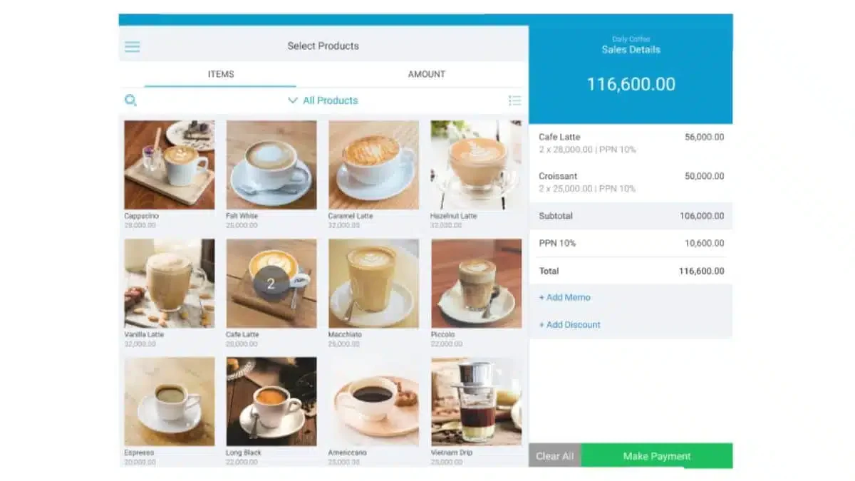 Jurnal Touch aplikasi kasir multi cabang