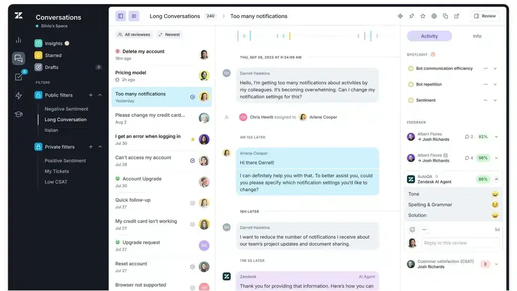 zendesk sales automation ai
