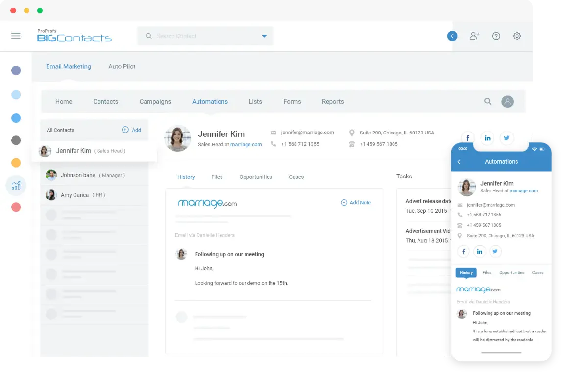 client relationship management system
