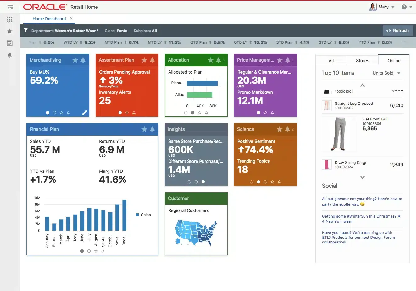 oracle retail management software