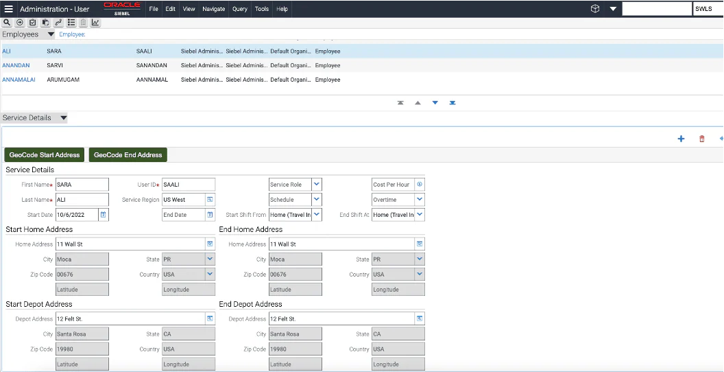 Software CRM Oracle Siebel