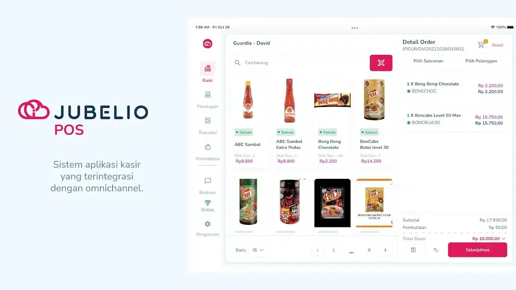 Aplikasi Toko Jubelio POS