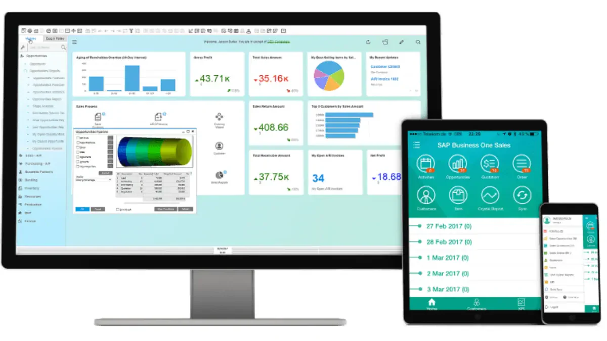 erp solutions sap s/4hana