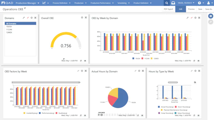 QAD erp software for flexible packaging industry