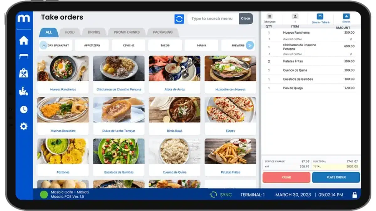 mosaic pos system philippines