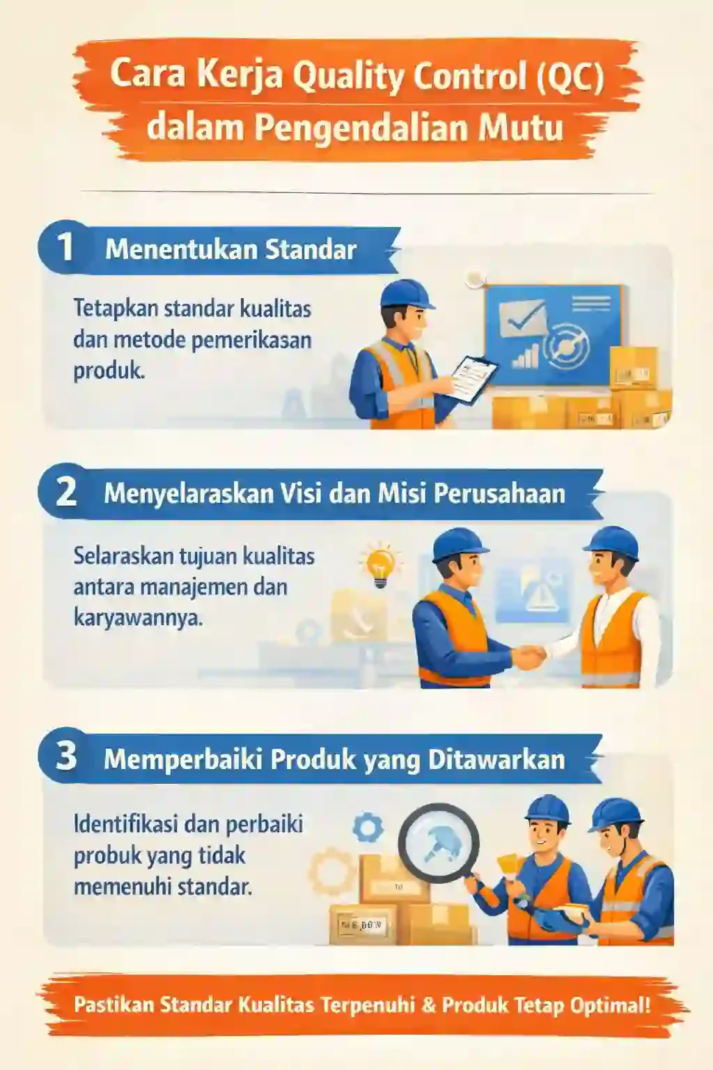cara kerja Quality control