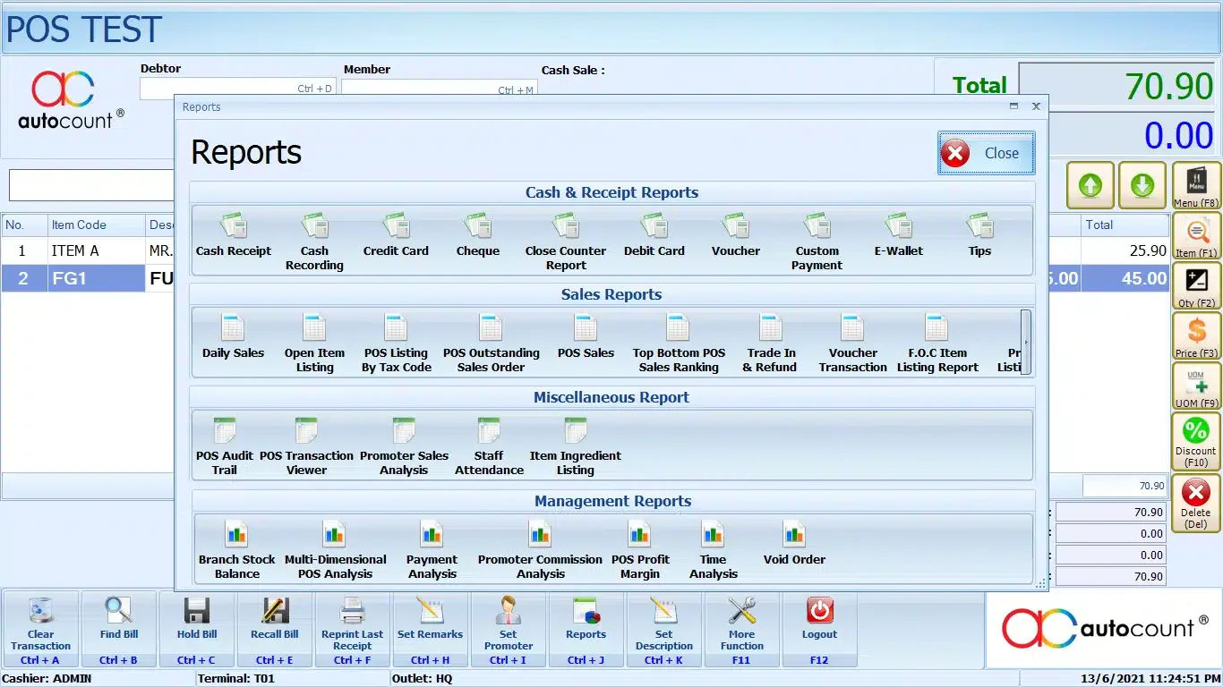 AutoCount Retail POS Software