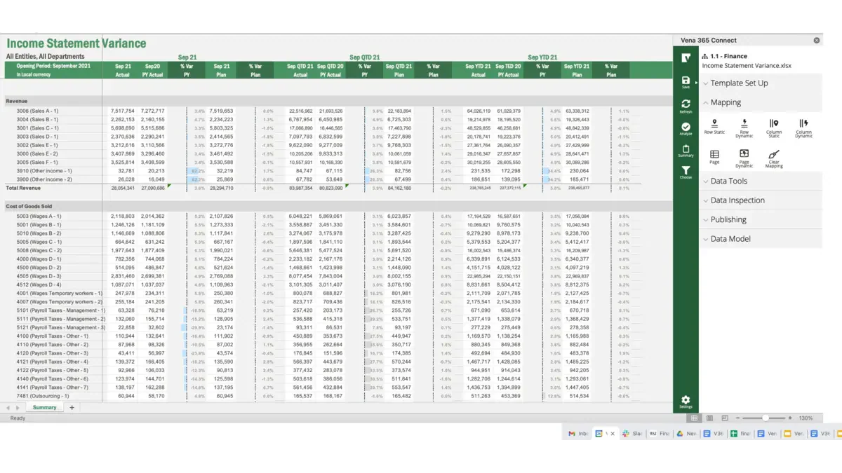 Vena Financial Reporting Solutions