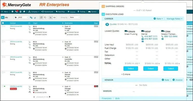 TMS Software -MercuryGate