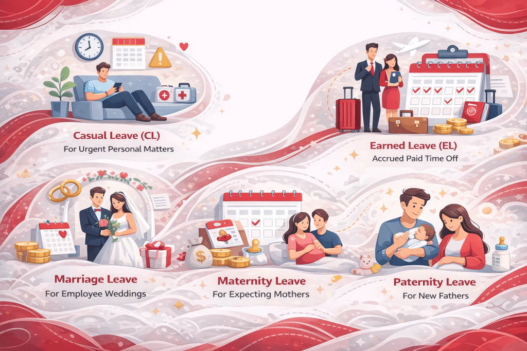 types of leaves employee