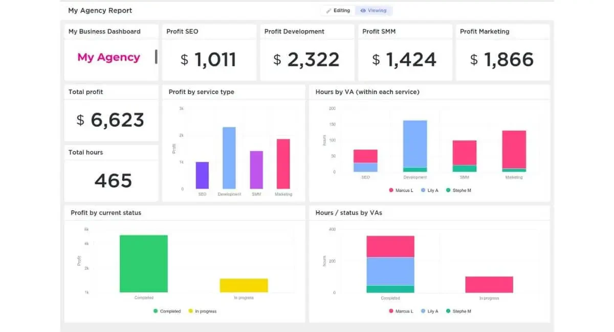 ClickUp lead management tools