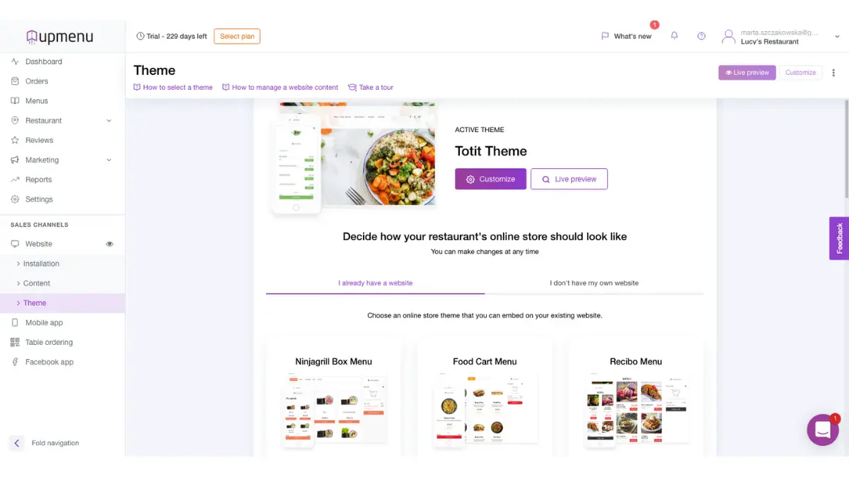 Restaurant Asset Software 